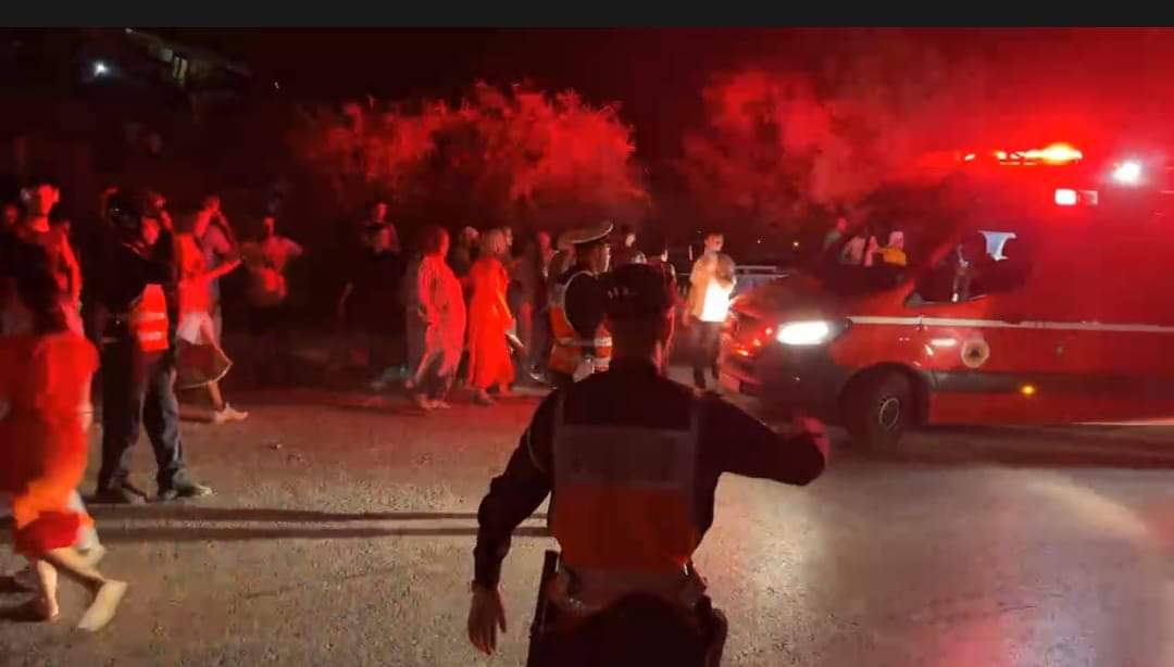 حادث انقلاب حافلة بفاس