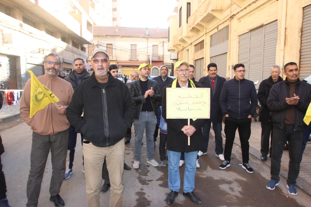 احتجاجات الكونفدرالية على قانون الاضراب 
