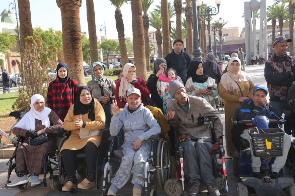 الأشخاص في وضعية إعاقة يطالبون بحقوقهم
