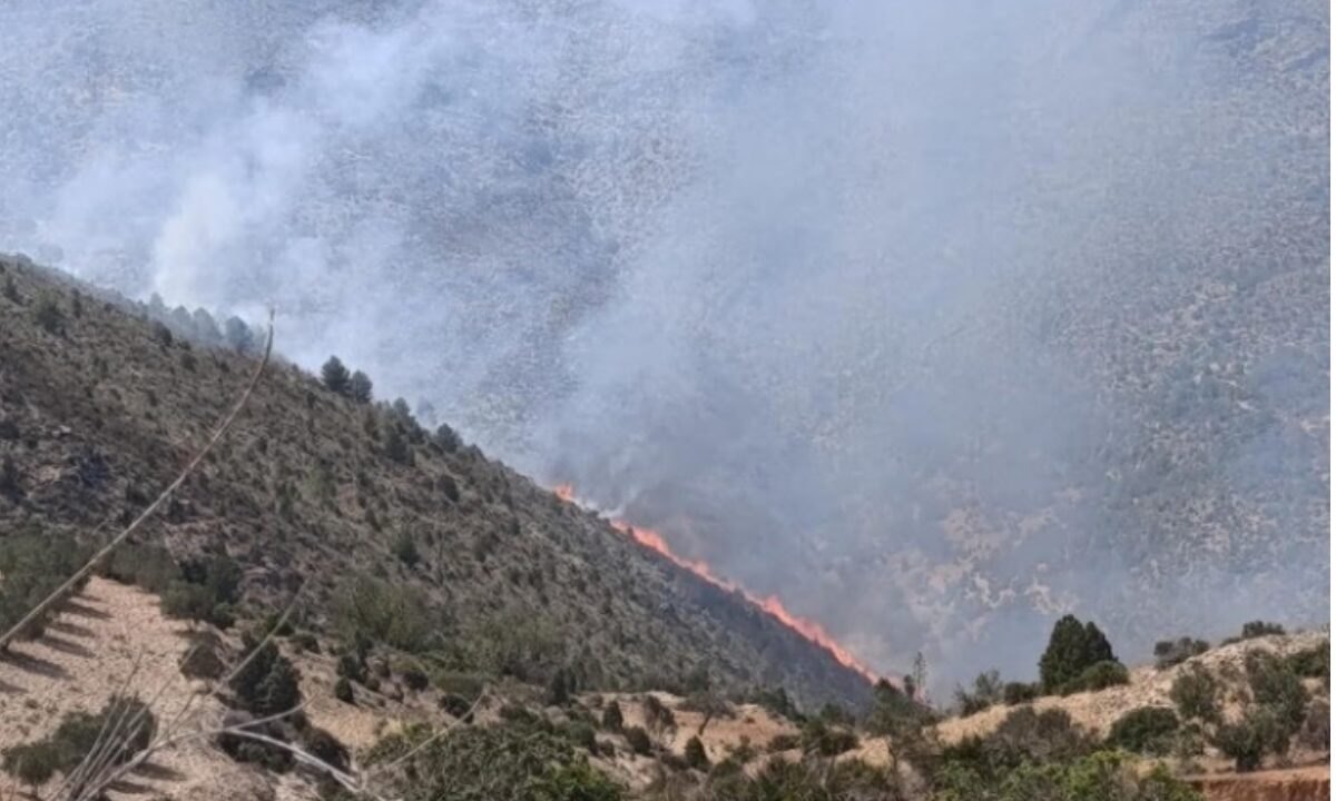 حريق ثاندا افران